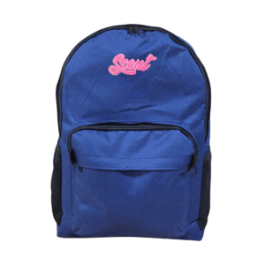 MOCHILA REDONDA CHICA LOGO SCOUT ROSA